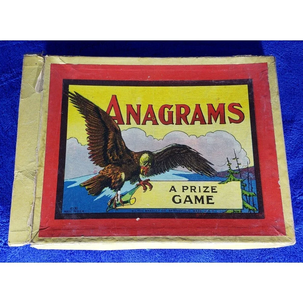 Antique Games: 1900/01 Ideal Sectional Animals & Anagrams by Milton Bradley Co.